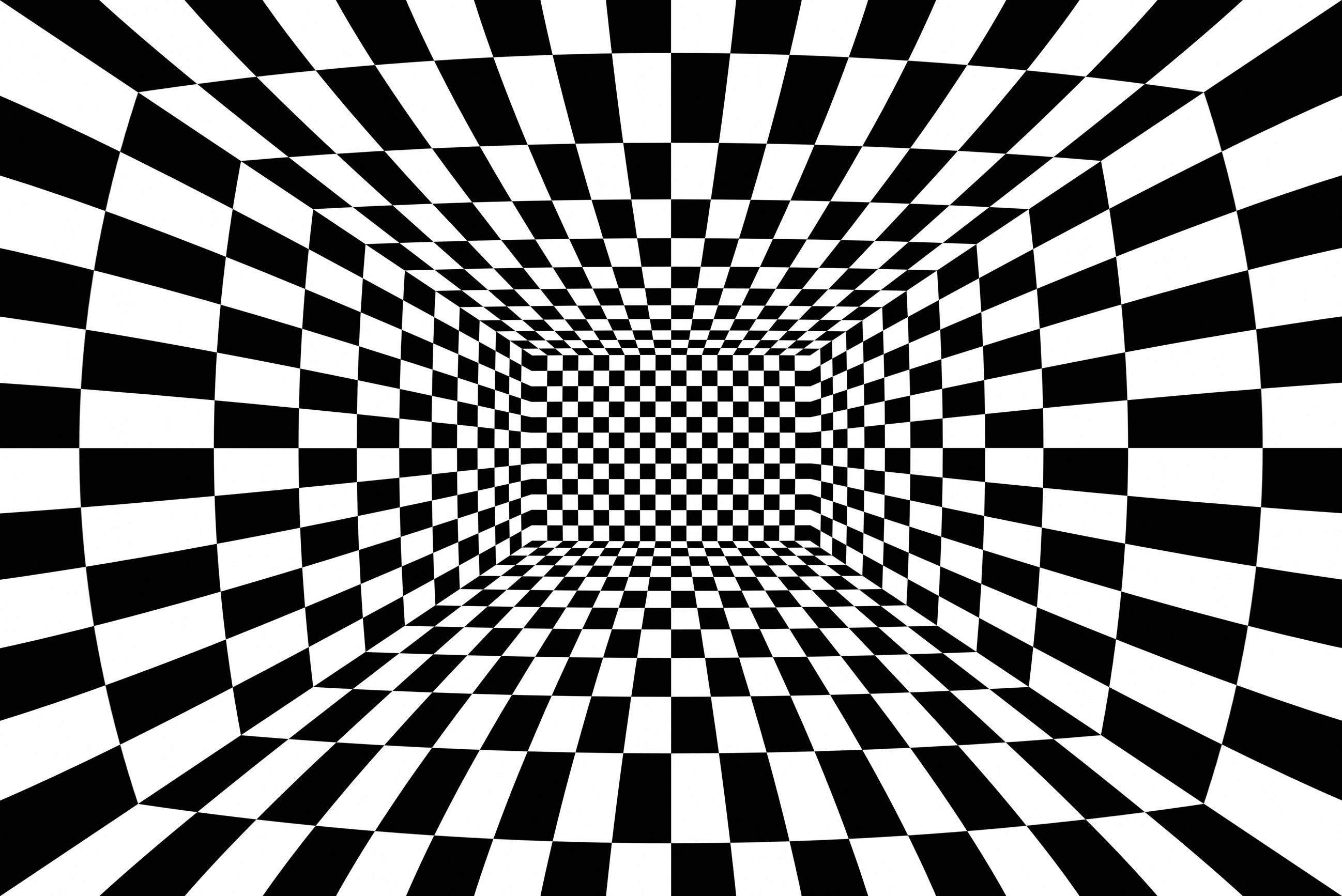 Psychedelic checkerboard